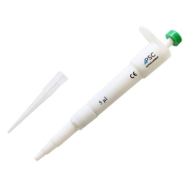 PSC Polypropylene Fixed Volume Micropipette with Batch Calibration